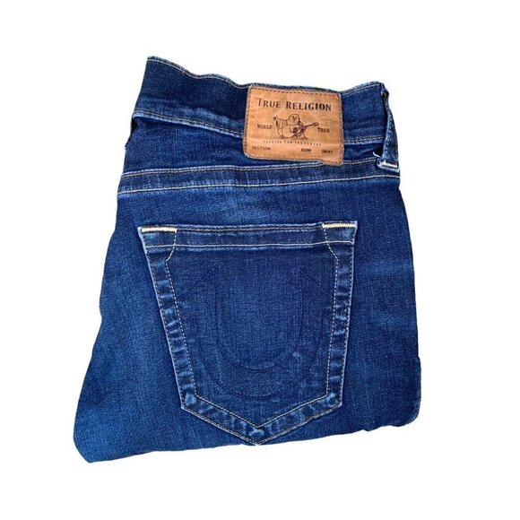 TRUE Religion Jeans Size 33 ROCCO Blue - Picture 6 of 6